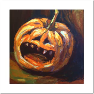 Pumpkin Screams in Horror Posters and Art